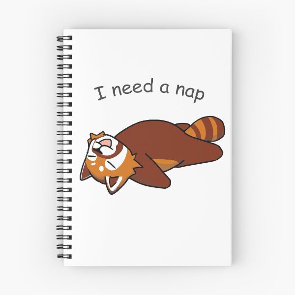 Item preview, Lazy Red Panda, I need a nap designed and sold by LuckyBurgh.