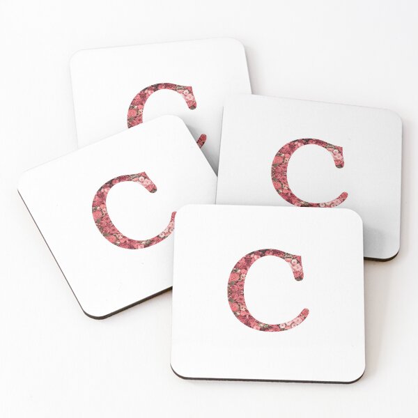 Item preview, Flower Flora Monogram Initial Typography in the Letter C designed and sold by skapastudios.