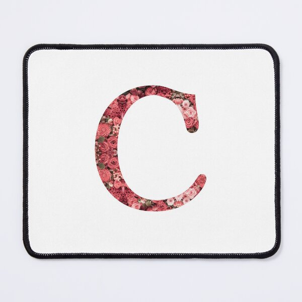 Item preview, Flower Flora Monogram Initial Typography in the Letter C designed and sold by skapastudios.