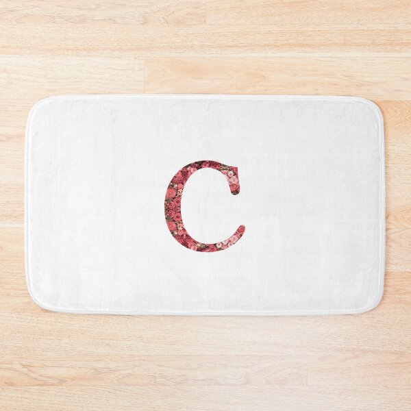 Item preview, Flower Flora Monogram Initial Typography in the Letter C designed and sold by skapastudios.