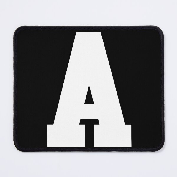 Item preview, Alphabet, White A, Sports letter A designed and sold by TheCultStuff.