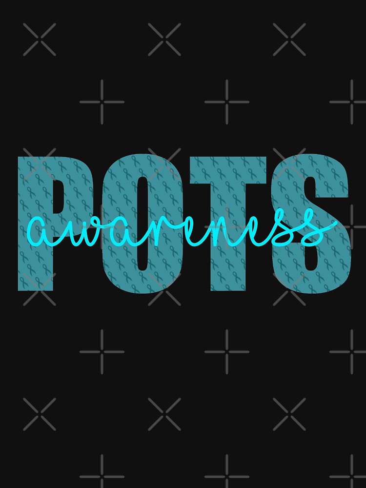 "POTS Ribbon Awareness" Tshirt for Sale by purrfectpixx Redbubble