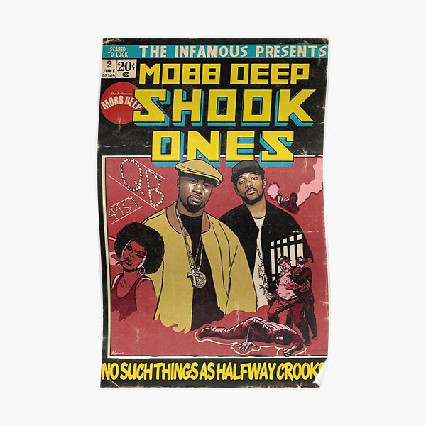 Mobb Deep - Shook Ones Comic-Parodie Poster