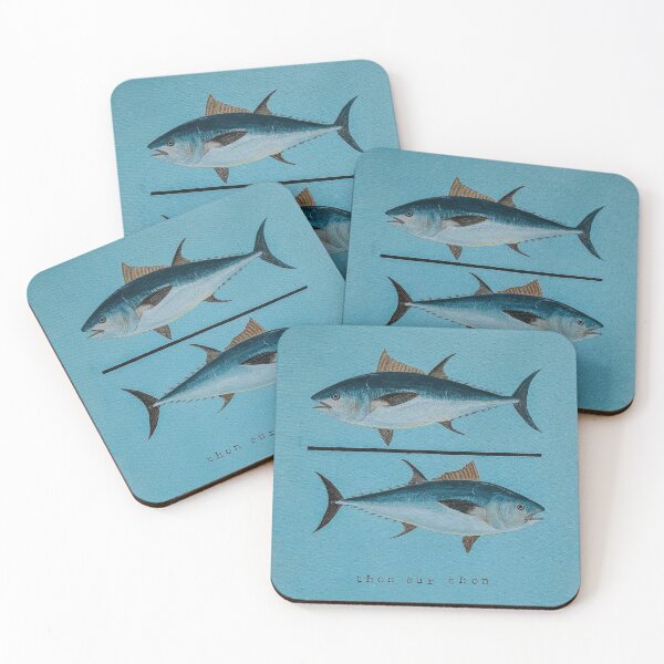 Artikelvorschau, Thunfisch auf blauem Thunfisch entworfen und verkauft von Natar-peintre.
