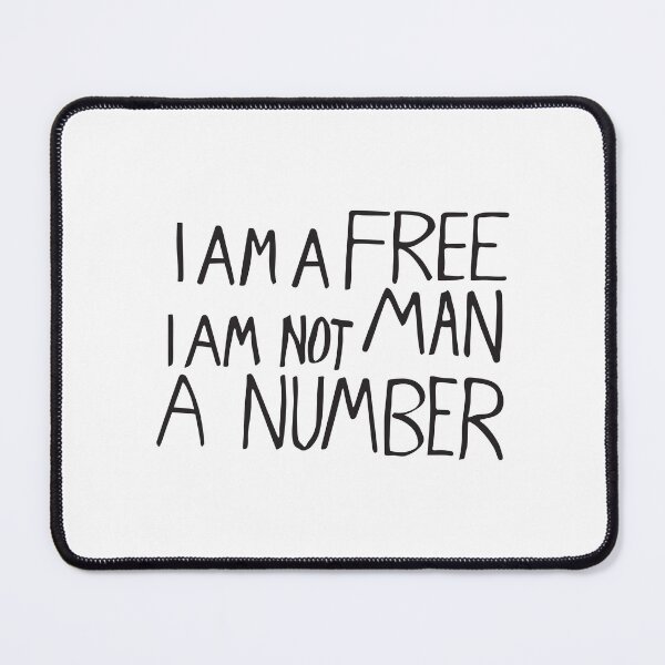 Item preview, I Am A Free I Am Not Man A Number designed and sold by Off the Box.