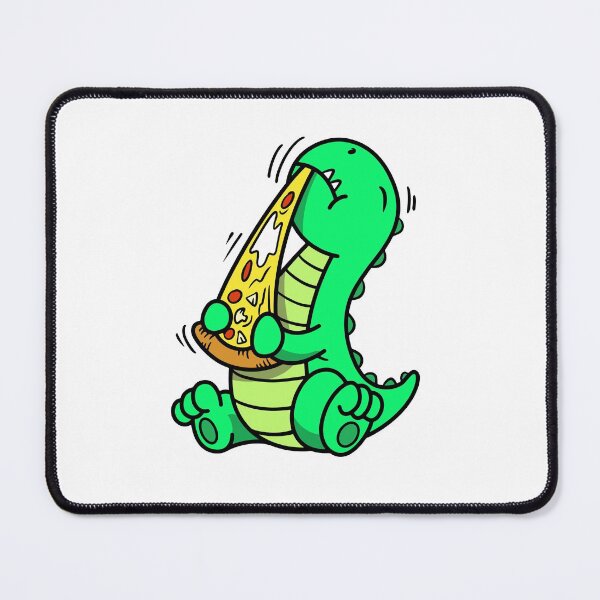Item preview, Cute Dinosaur Eat Pizza, Dino Pizza designed and sold by Si Pakne.