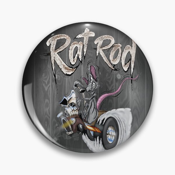 Item preview, Rat Rod Hot Rod (design for dark colored shirts) designed and sold by Scottdowell.