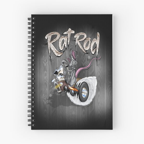 Item preview, Rat Rod Hot Rod (design for dark colored shirts) designed and sold by Scottdowell.