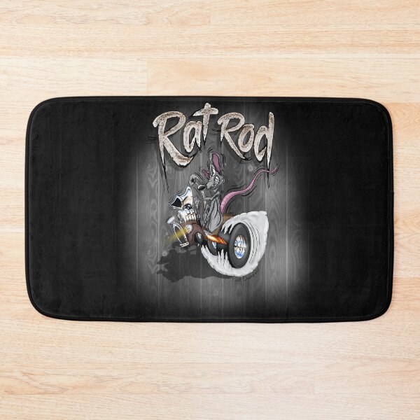 Item preview, Rat Rod Hot Rod (design for dark colored shirts) designed and sold by Scottdowell.