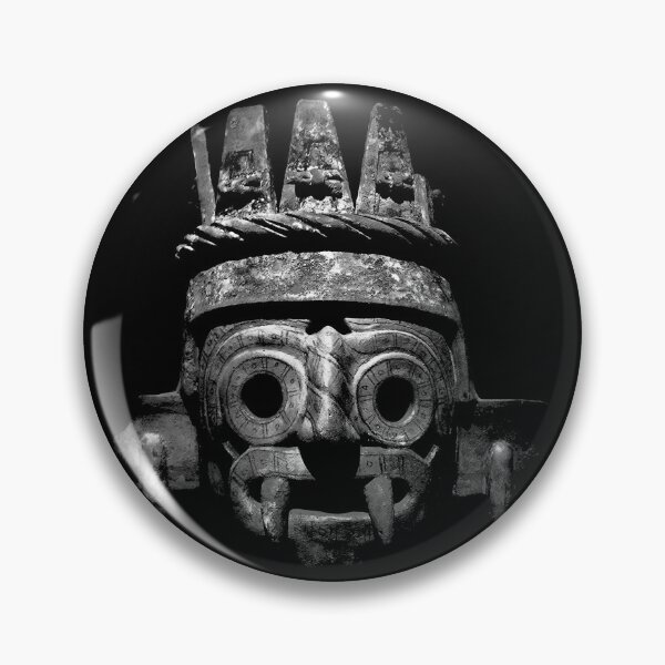 Item preview, Tlaloc Face Aztec God designed and sold by signsandsymbols.