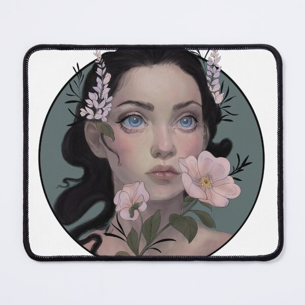 Item preview, Flora art nouveau - Goddess designed and sold by Bekka Luna.