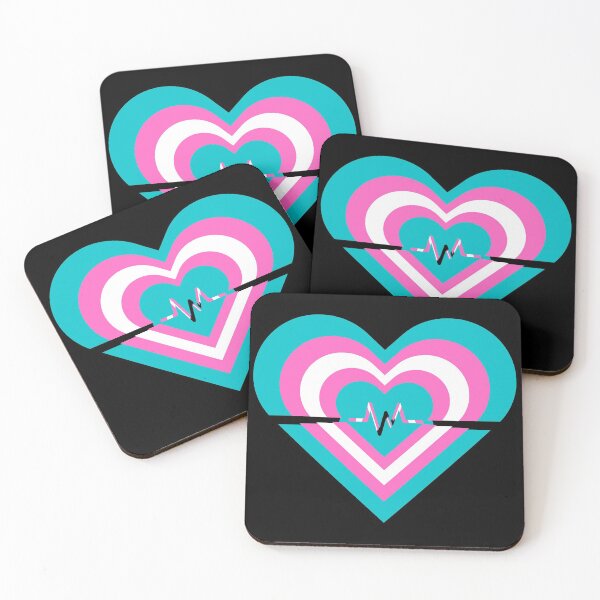 Item preview, Pride Flag Hearts - Transgender designed and sold by thesassypanda.