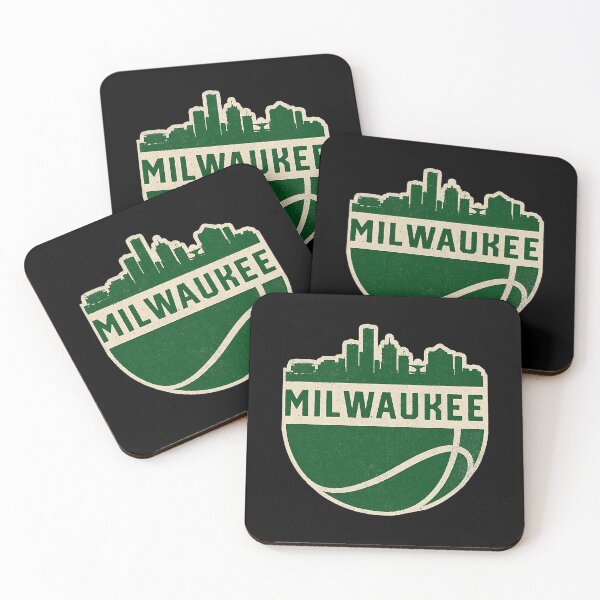 Item preview, Vintage Milwaukee Wisconsin Cityscape Basketball designed and sold by JaniceRuthArts.