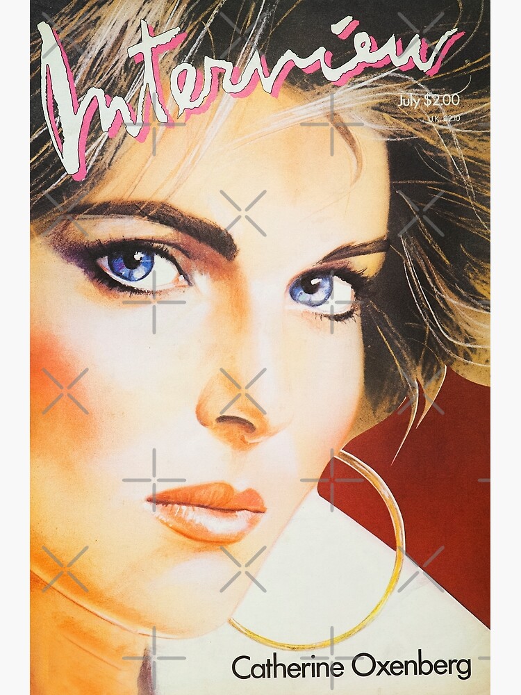 Catherine Oxenberg Interview Magazine Retro Art Art Print For Sale By Thequick1 Redbubble 8811