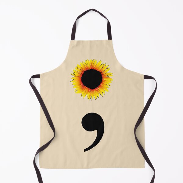 Item preview, Sunflower Semi colon designed and sold by BetweenTwoPages.