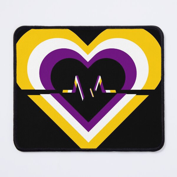 Item preview, Pride Flag Hearts - Non-binary designed and sold by thesassypanda.