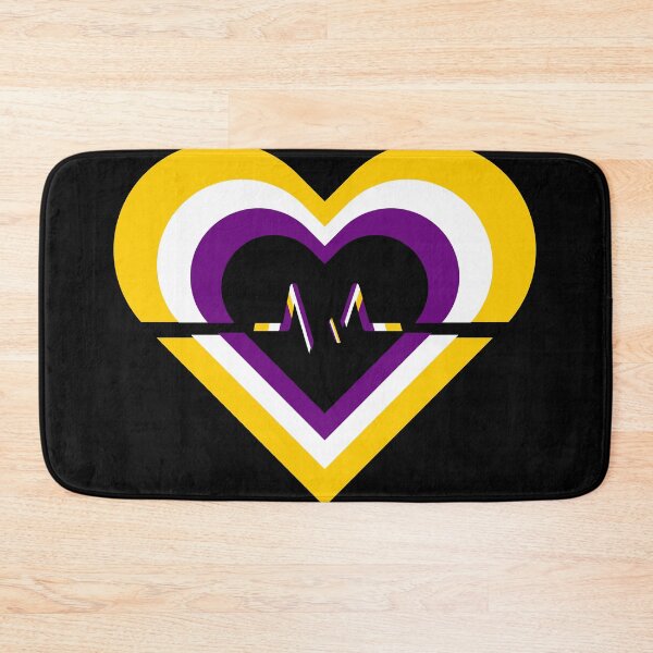 Item preview, Pride Flag Hearts - Non-binary designed and sold by thesassypanda.
