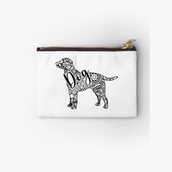 Item preview, Black Mandala Dog designed and sold by PolishedPin.
