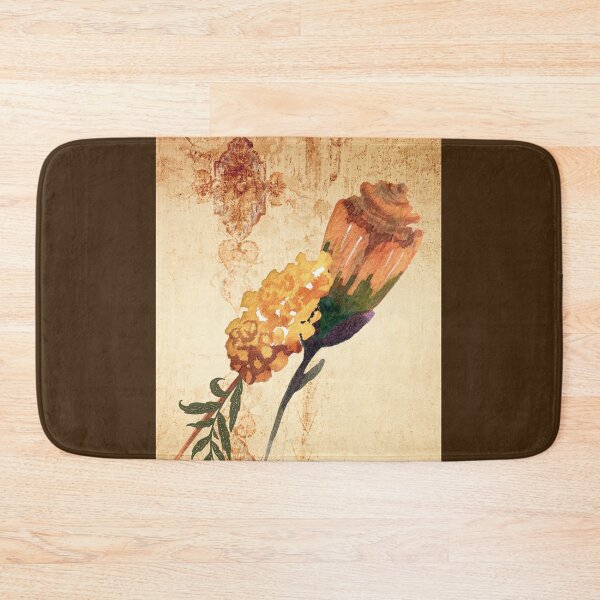 Item preview, Antique Cottagecore Style Distressed Floral Design designed and sold by EarthArtDesigns.