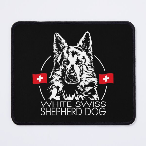 Item preview, White Swiss Shepherd Dog Dog Canine Portrait designed and sold by dogarts.