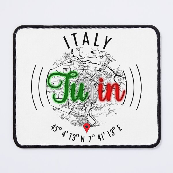 Item preview, Turin, ITALY Road Map Art - Earth Tones designed and sold by hatimelhag.