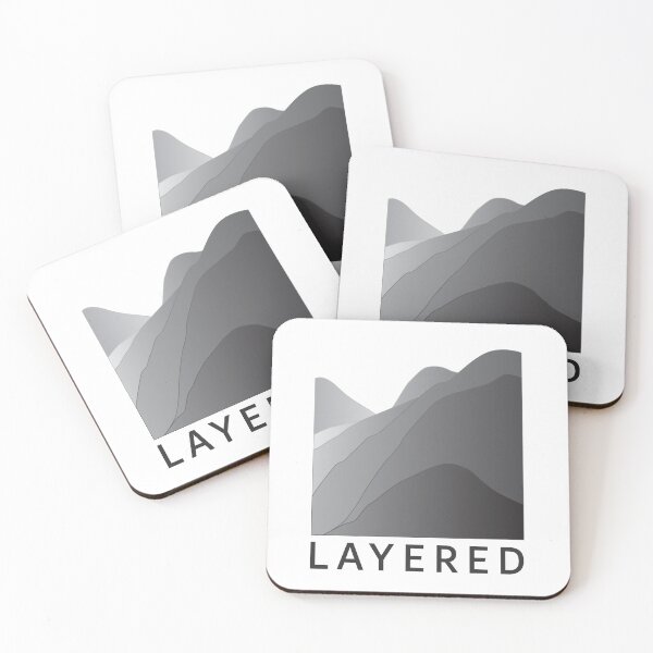 Item preview, Mountain layers illustrated  designed and sold by mitevisuals.