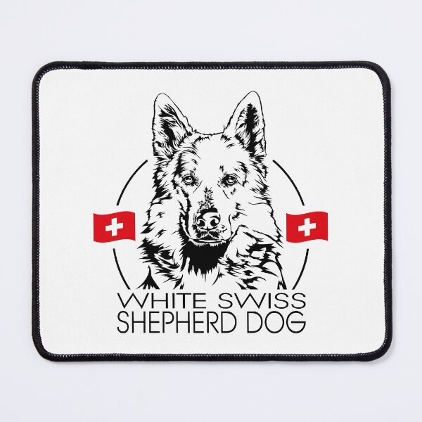 Item preview, White Swiss Shepherd Dog Dog Canine Portrait designed and sold by dogarts.