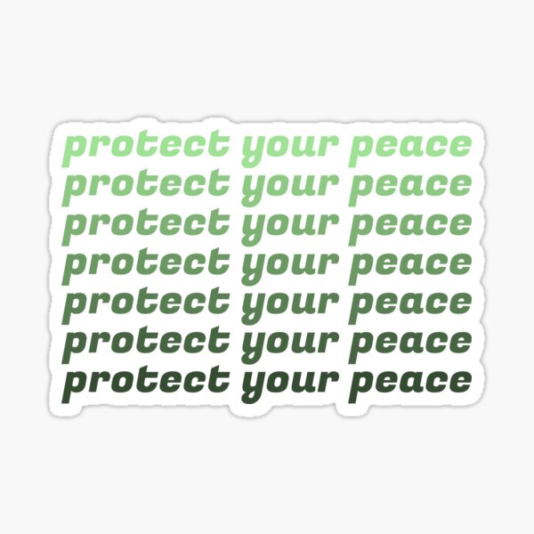 Item preview, protect your peace designed and sold by Angel-Bee.