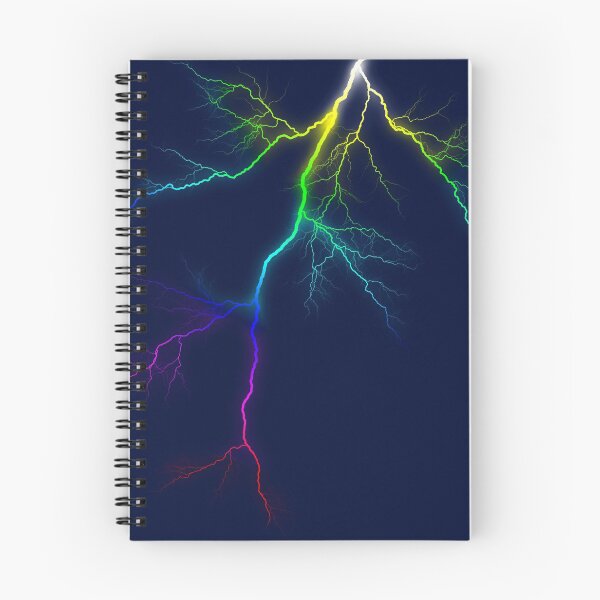Item preview, Lightning Bright Colorful thunder and lightning designed and sold by Handstand365.