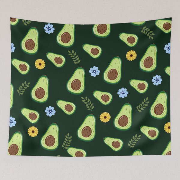 Item preview, Yummy Avocado for avocado lovers with flowers designed and sold by Hartsygarden.