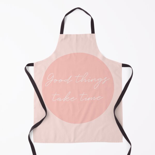 Item preview, Good Things Take Time Quote in Blush Pink designed and sold by pb598.