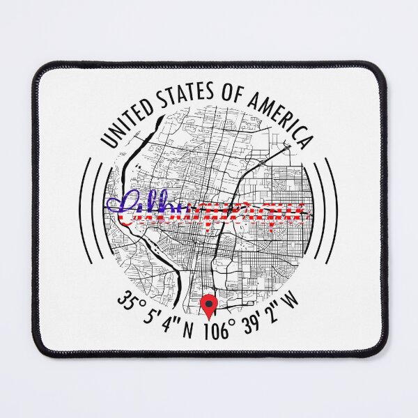 Item preview, Albuquerque, USA Road Map Art - Earth Tones designed and sold by hatimelhag.