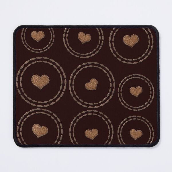 Item preview, Burgundy Red Hearts Pattern designed and sold by technotext.