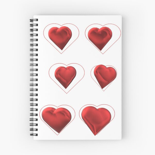 Item preview, hearts red designed and sold by miaterinka.