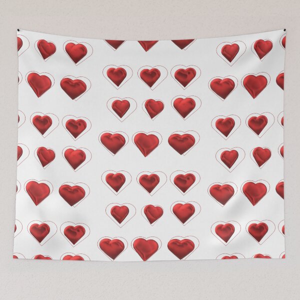 Item preview, hearts red designed and sold by miaterinka.