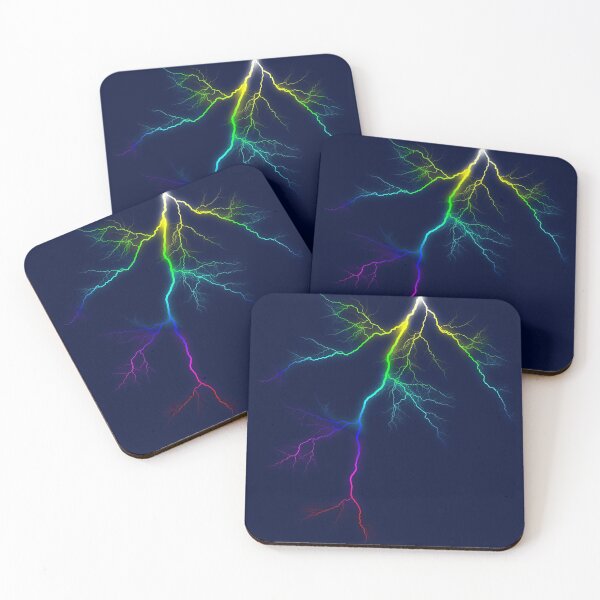 Item preview, Lightning Bright Colorful thunder and lightning designed and sold by Handstand365.