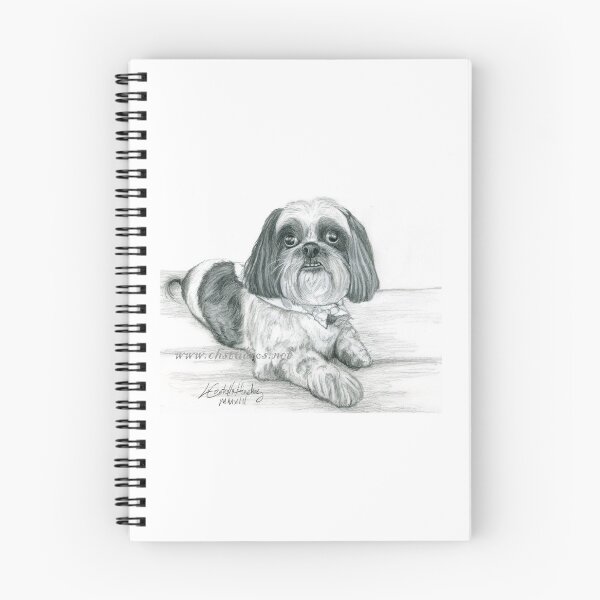Item preview, Shih tzu commission drawing designed and sold by chstudios.
