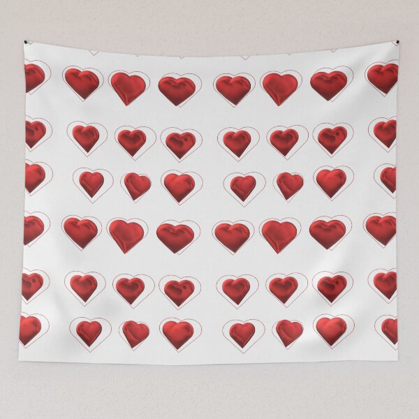 Item preview, hearts red designed and sold by miaterinka.