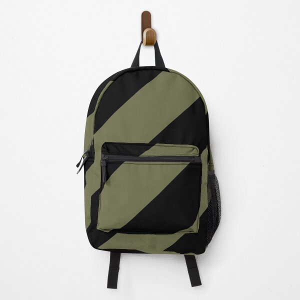Item preview, Dark Green and Black Diagonal Stripe Pattern Pairs 2022 Trending Color - Hue - Shade Pantone Olive Branch 18-0527 designed and sold by ColorOfTheYears.