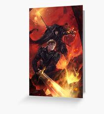 BBC Merlin: The Dragon Rises (cover) Greeting Card
