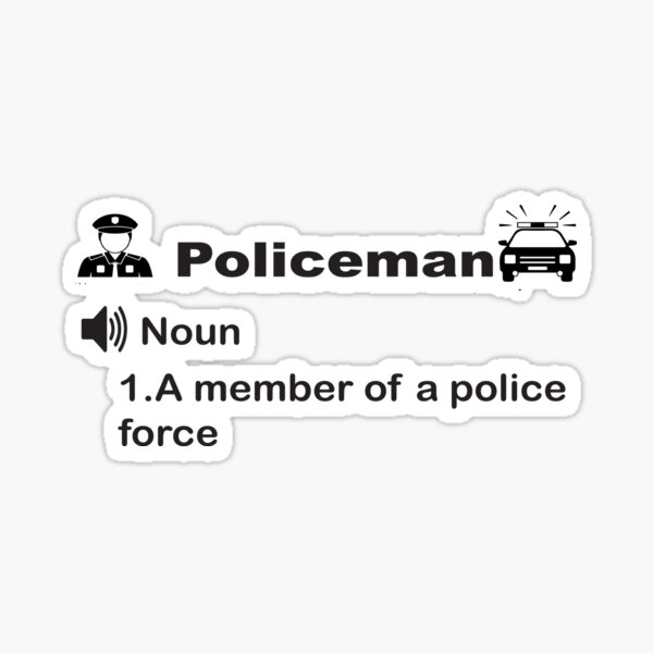 funny-policeman-definition-gft-stickers-sticker-for-sale-by-bahij