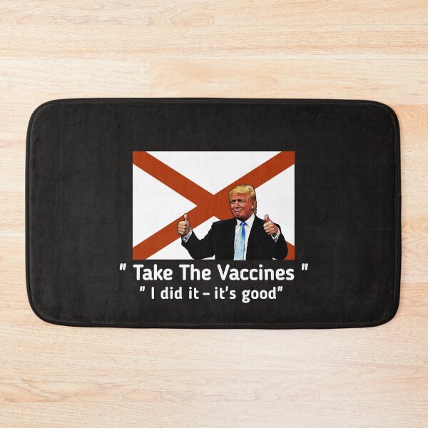 Item preview, Funny Sayings Trump " TAKE The Vaccine "  designed and sold by SarahMohanad.