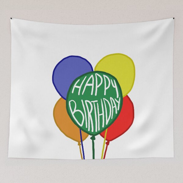 Item preview, Happy Birthday Balloons designed and sold by mgir-art.
