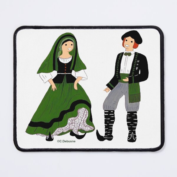 Item preview, France. The woman wears the capulet
You will find all these costumes and their explanations in my book
"France in traditional costumes. From the continent to the tropics."
Each region of France has different and magnificent costumes.
My research was a designed and sold by Catherine Debusne.