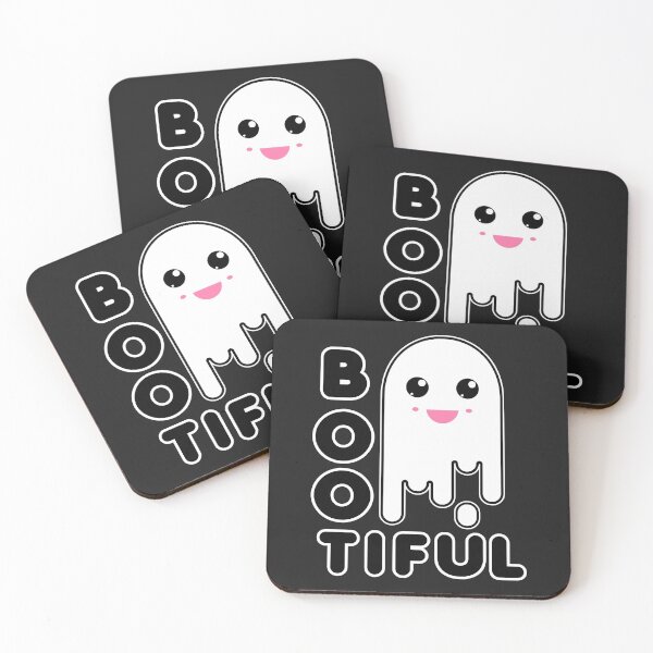 Item preview, Boo-Tiful Kawaii Ghost Funny Adorable Pun designed and sold by AweSoMe Shirts.