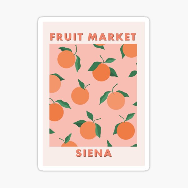 Item preview, Orange Fruit Market designed and sold by HereAndBull.