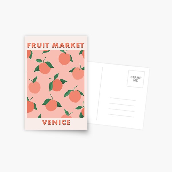 Item preview, Peach Fruit Market designed and sold by HereAndBull.