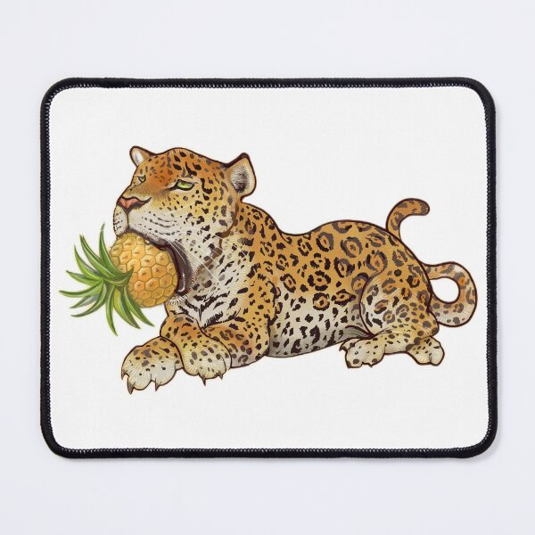 Item preview, jaguar and pineapple designed and sold by cpilustra7-.