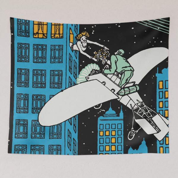 Item preview, Tête á Tête on the 968th Floor of a Skyscraper by Moriz Jung  designed and sold by BossyCatHome.