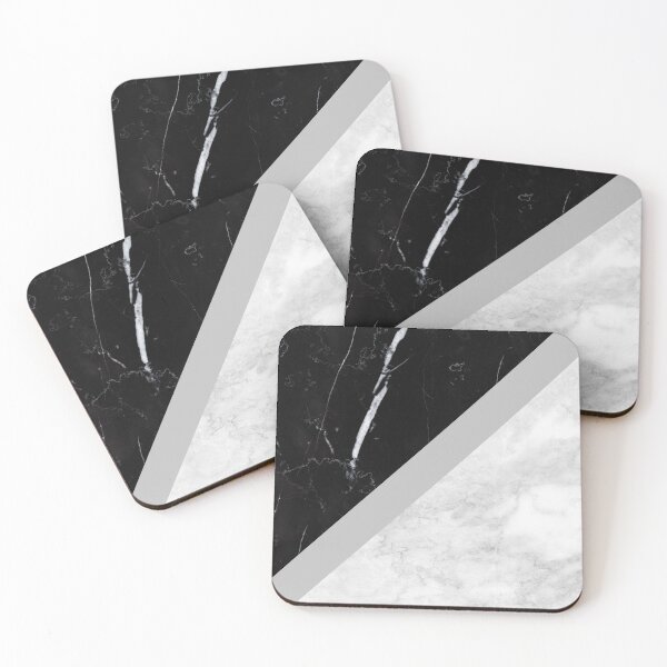 Item preview, Stylish white and black marble gray designed and sold by Seatzy.